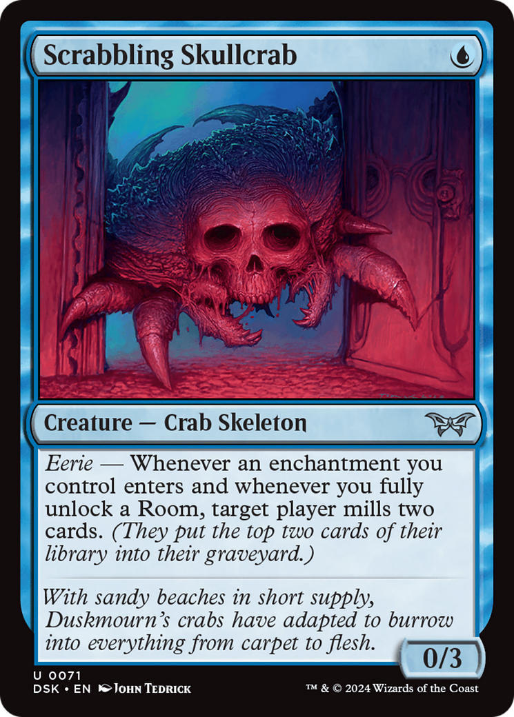 Scrabbling Skullcrab [Duskmourn: House of Horror] | Devastation Store