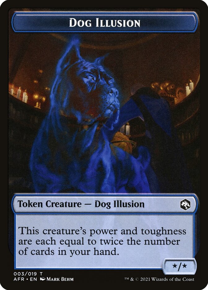 Angel // Dog Illusion Double-Sided Token [Dungeons & Dragons: Adventures in the Forgotten Realms Tokens] | Devastation Store