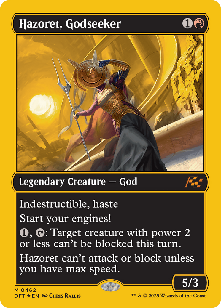 Hazoret, Godseeker (First-Place Foil) [Aetherdrift] | Devastation Store