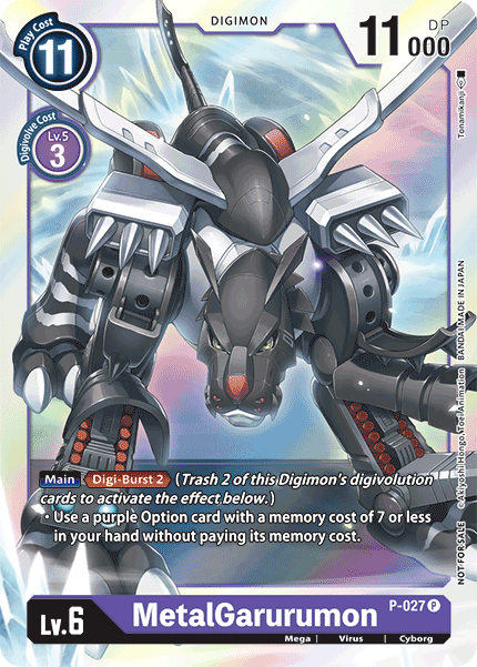 MetalGarurumon [P-027] [Promotional Cards] | Devastation Store