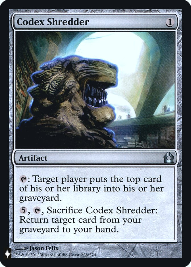 Codex Shredder [Mystery Booster] | Devastation Store