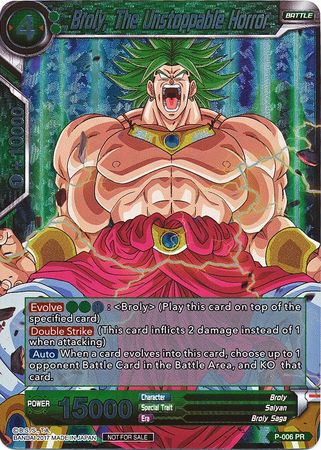 Broly, The Unstoppable Horror (P-006) [Promotion Cards] | Devastation Store