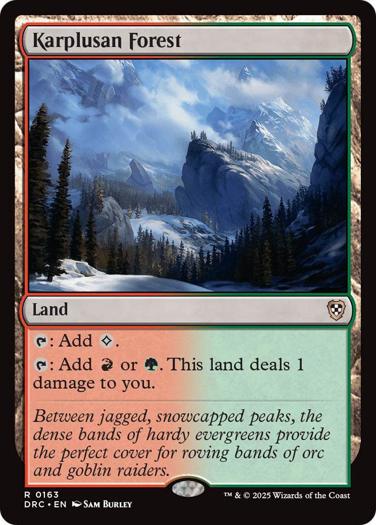 Karplusan Forest [Aetherdrift Commander] | Devastation Store