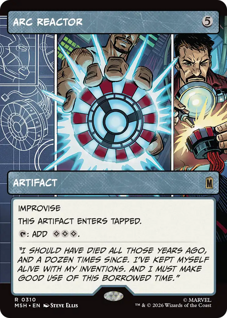 Arc Reactor (Borderless) [Marvel Super Heroes] | Devastation Store