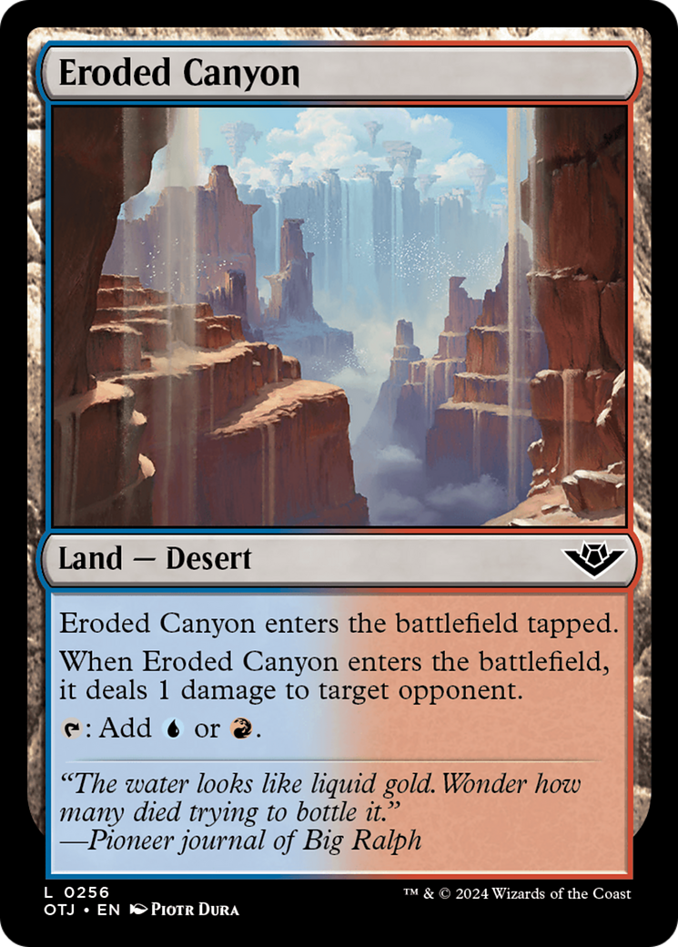 Eroded Canyon [Outlaws of Thunder Junction] | Devastation Store