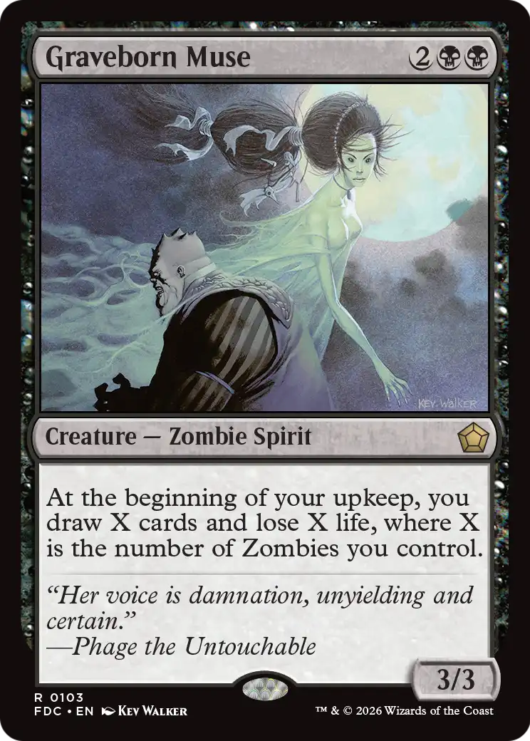 Graveborn Muse [Foundations Commander] | Devastation Store