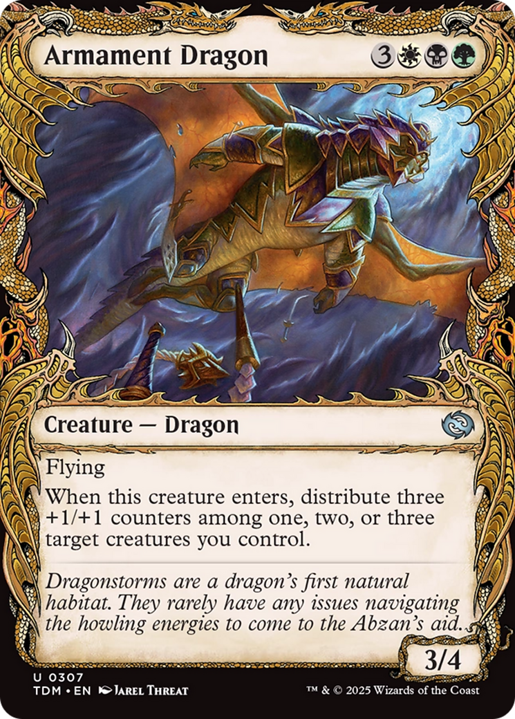 Armament Dragon (Showcase) [Tarkir: Dragonstorm] | Devastation Store