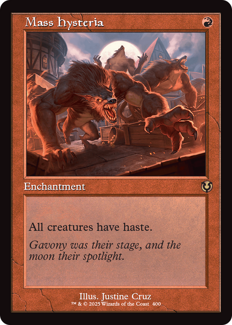 Mass Hysteria (Retro Frame) [Innistrad Remastered] | Devastation Store