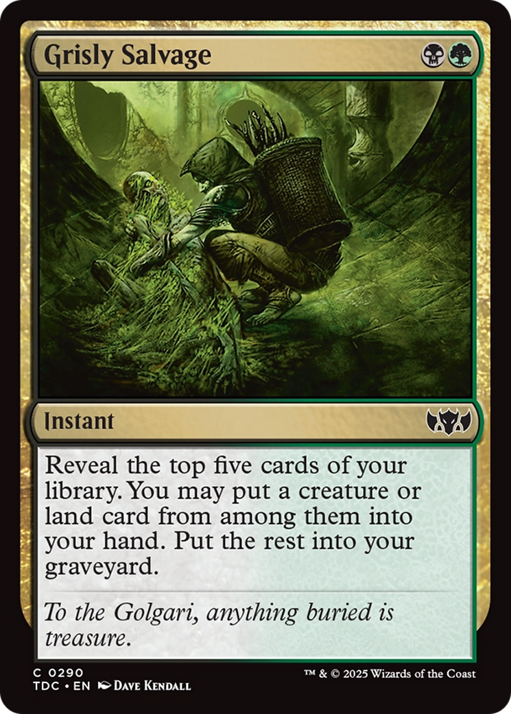 Grisly Salvage [Tarkir: Dragonstorm Commander] | Devastation Store