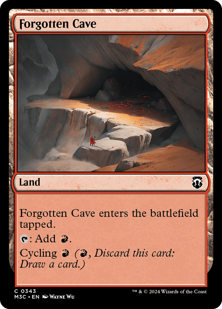 Forgotten Cave (Ripple Foil) [Modern Horizons 3 Commander] | Devastation Store
