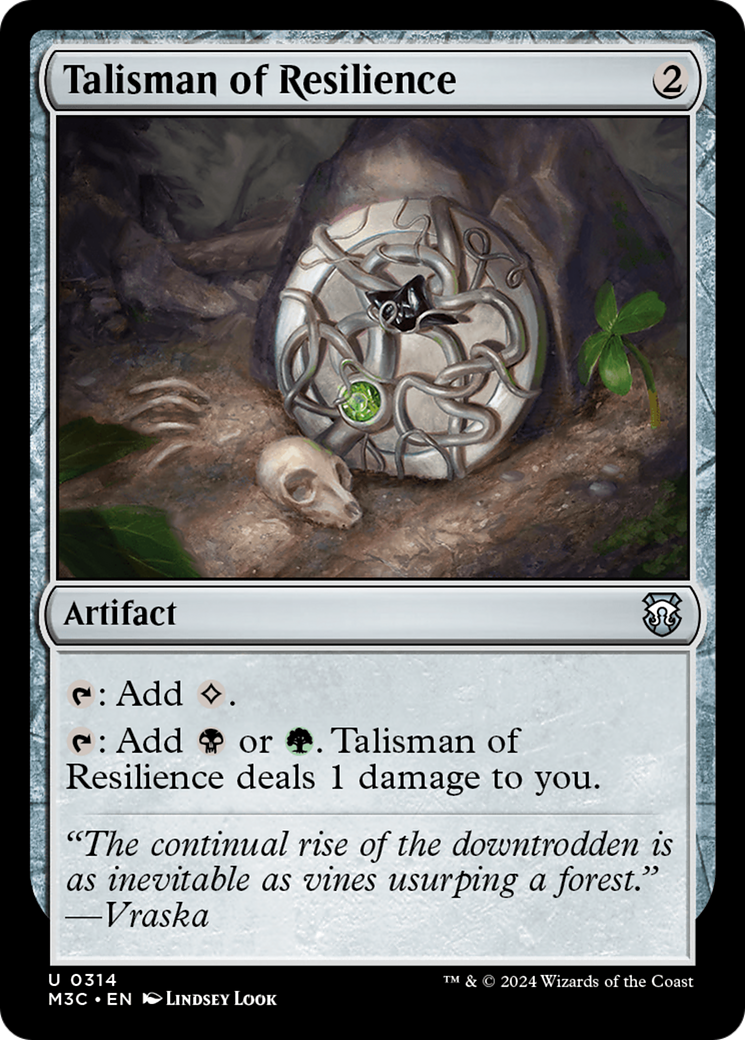 Talisman of Resilience (Ripple Foil) [Modern Horizons 3 Commander] | Devastation Store