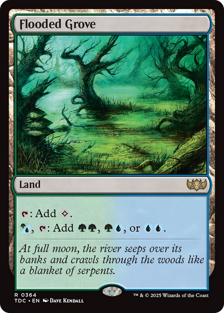Flooded Grove [Tarkir: Dragonstorm Commander] | Devastation Store