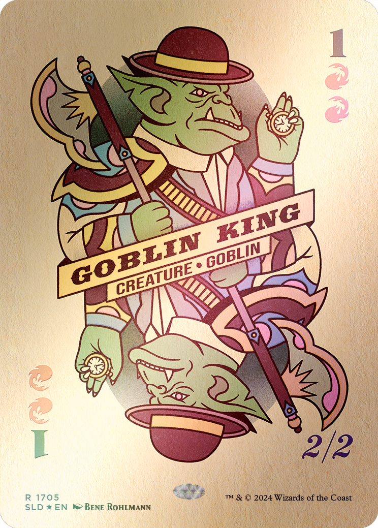 Goblin King (1705) (Rainbow Foil) [Secret Lair Drop Series] | Devastation Store