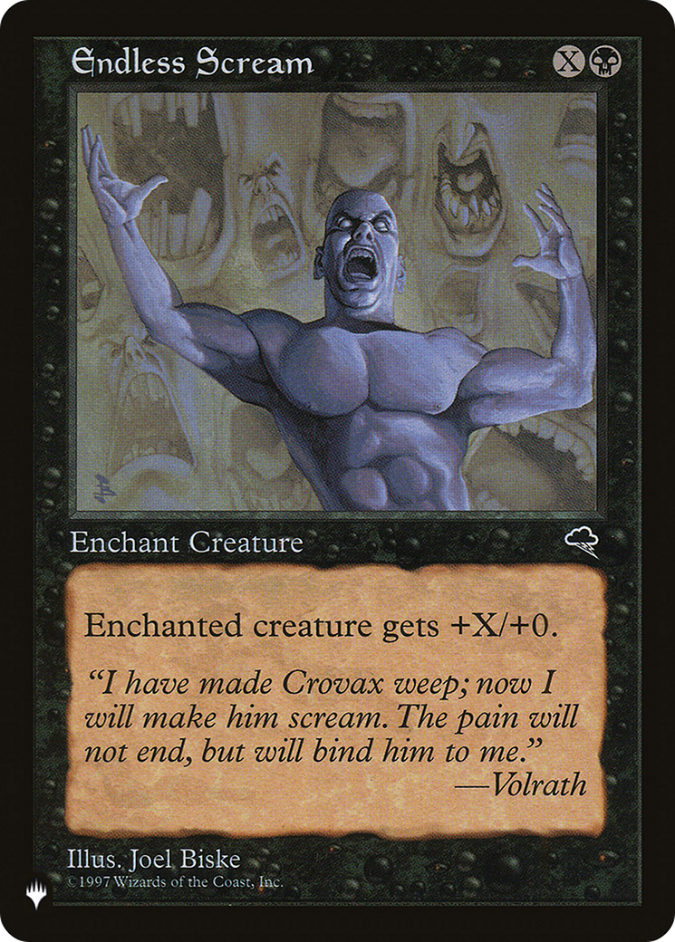 Endless Scream [The List Reprints] | Devastation Store