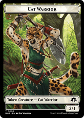 Servo // Cat Warrior Double-Sided Token [Modern Horizons 3 Tokens] | Devastation Store
