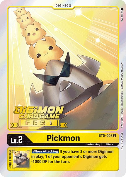 Pickmon [BT5-003] (Digimon Card Game Fest 2022) [Battle of Omni Promos] | Devastation Store
