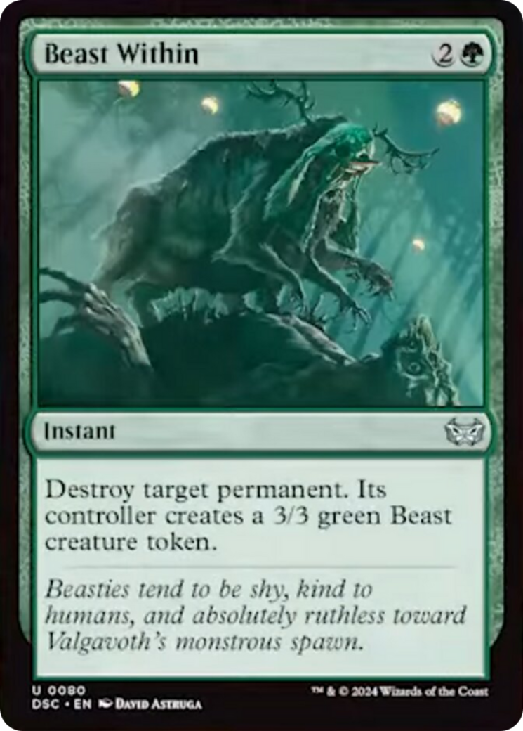 Beast Within [Duskmourn: House of Horror Commander] | Devastation Store