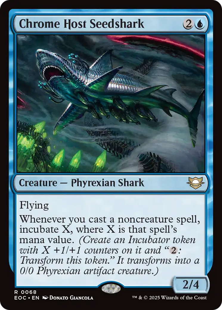 Chrome Host Seedshark [Edge of Eternities Commander] | Devastation Store