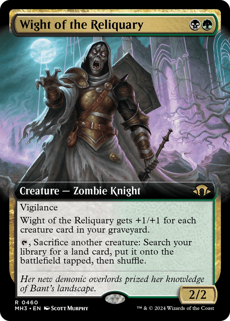 Wight of the Reliquary (Extended Art) [Modern Horizons 3] | Devastation Store