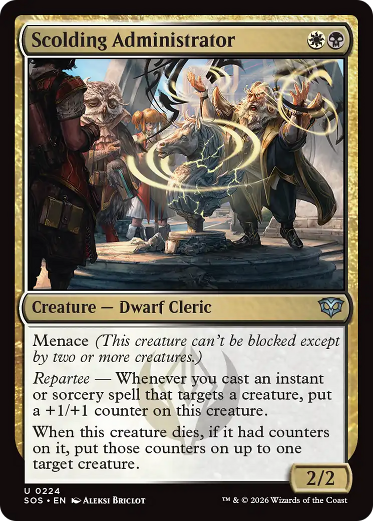 Scolding Administrator [Secrets of Strixhaven] | Devastation Store