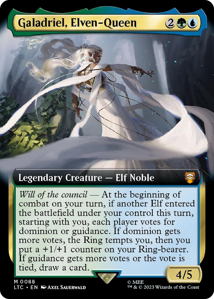 Galadriel, Elven-Queen (Extended Art) [The Lord of the Rings: Tales of Middle-Earth Commander] | Devastation Store