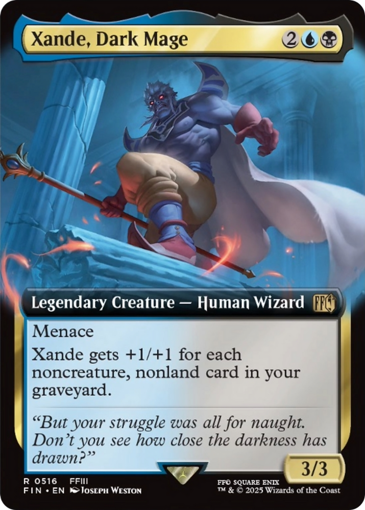 Xande, Dark Mage (Extended Art) [FINAL FANTASY] | Devastation Store