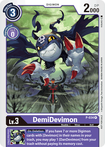 DemiDevimon [P-034] [Promotional Cards] | Devastation Store
