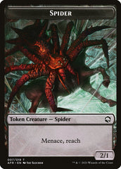 Spider // Icingdeath, Frost Tongue Double-Sided Token [Dungeons & Dragons: Adventures in the Forgotten Realms Tokens] | Devastation Store