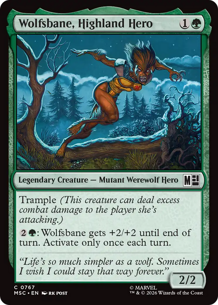 Wolfsbane, Highland Hero [Marvel Super Heroes Commander] | Devastation Store