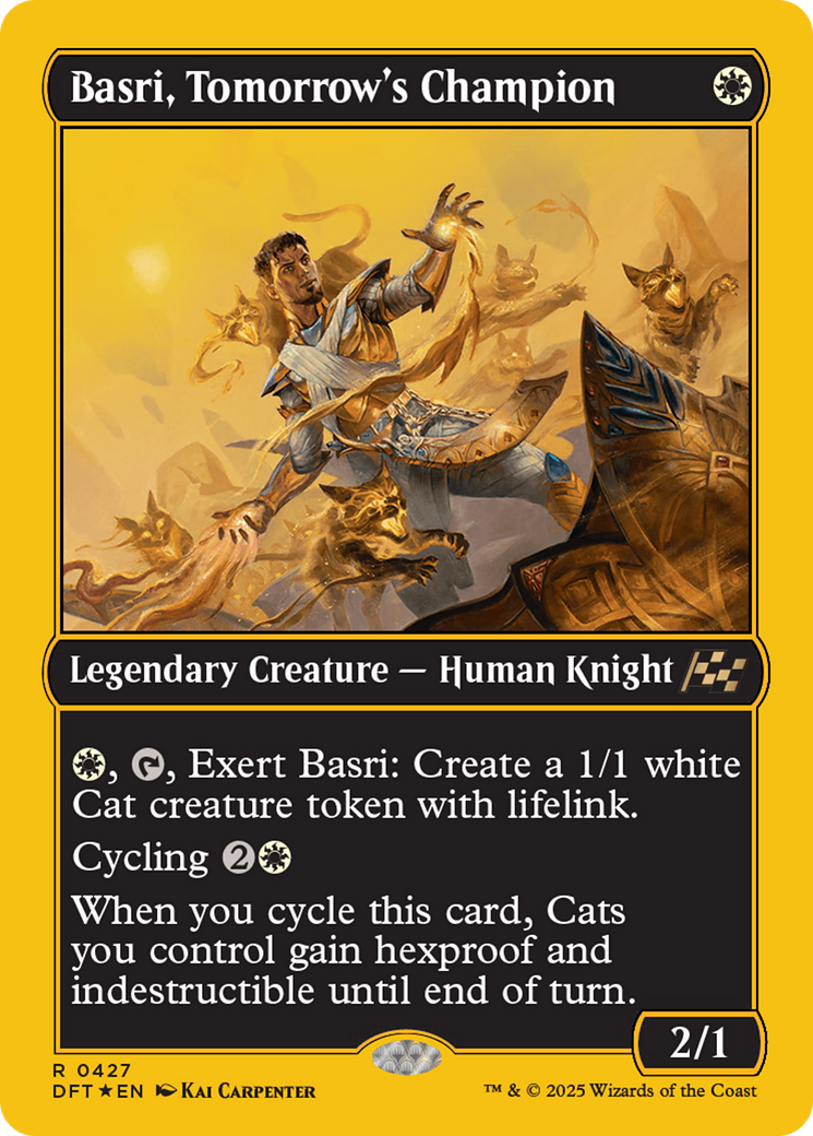 Basri, Tomorrow's Champion (First-Place Foil) [Aetherdrift] | Devastation Store