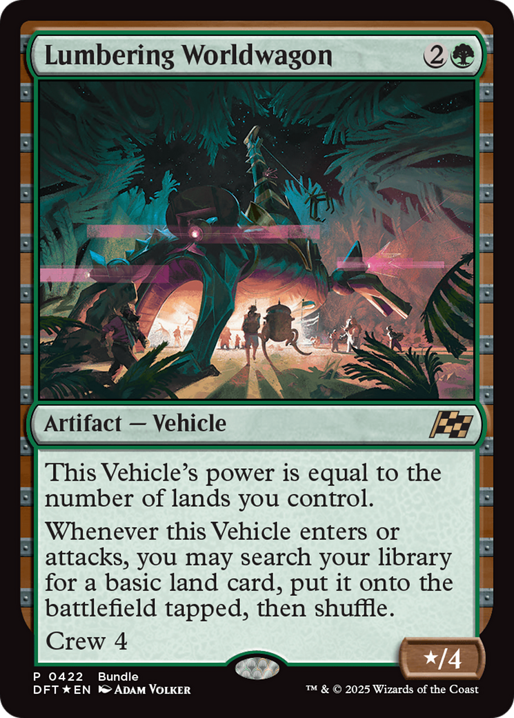 Lumbering Worldwagon [Aetherdrift Promos] | Devastation Store