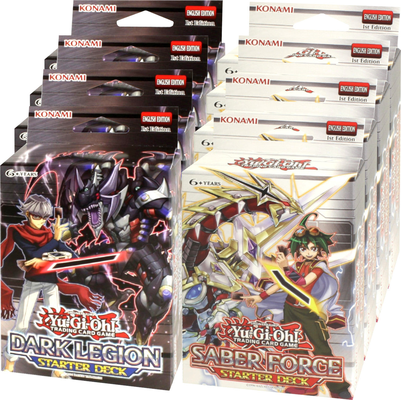 Saber Force and Dark Legion - Starter Deck Display (1st Edition) | Devastation Store