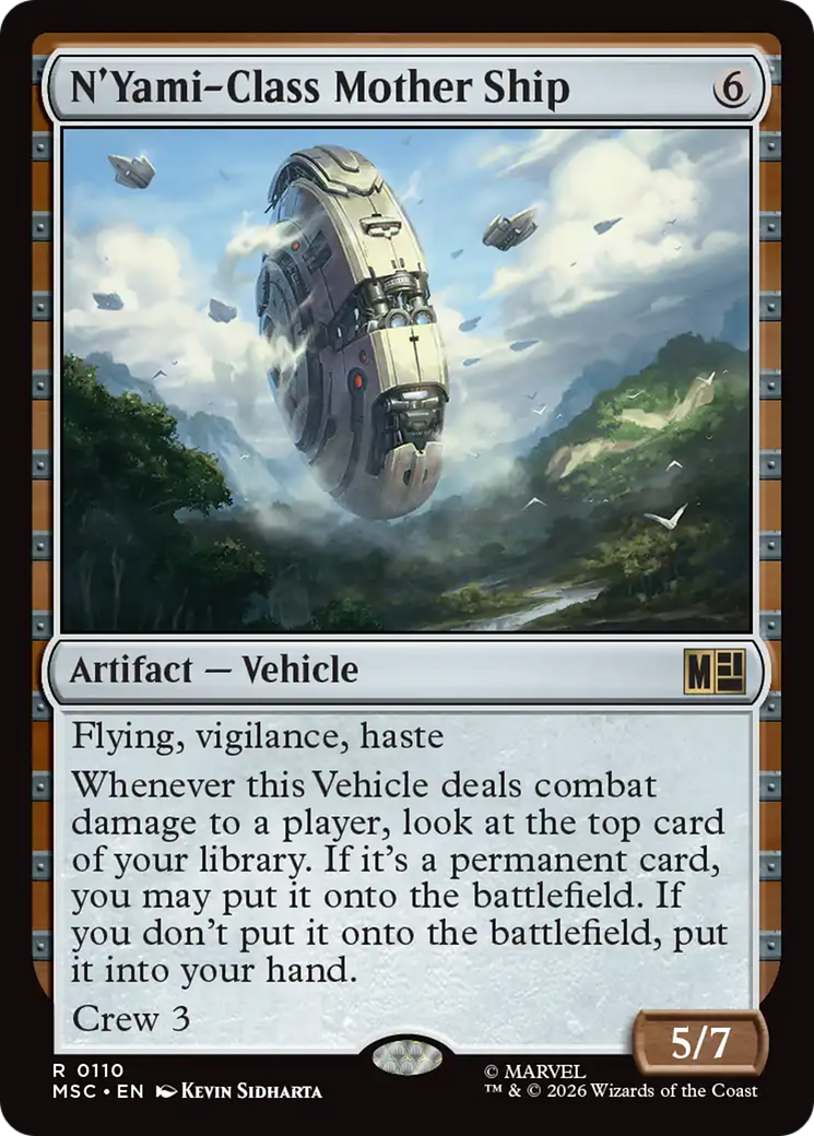 N'Yami-Class Mother Ship (Surge Foil) [Marvel Super Heroes Commander] | Devastation Store