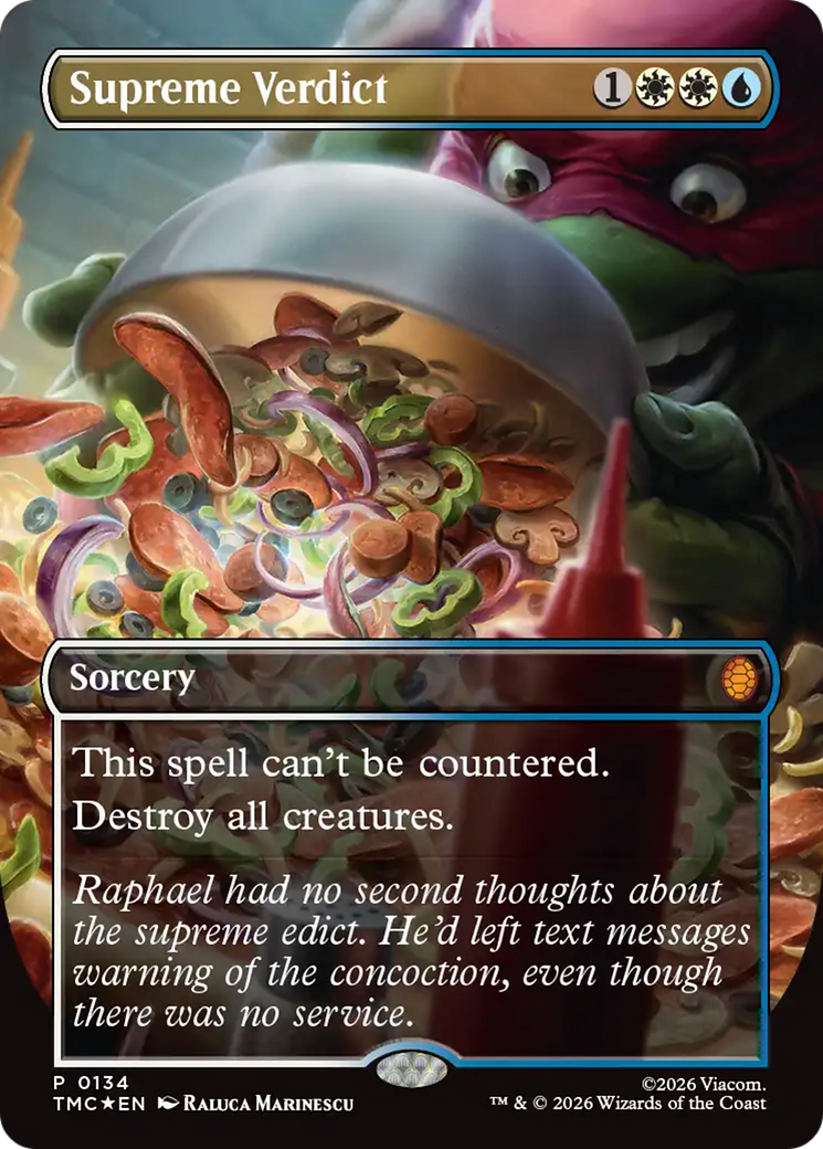 Supreme Verdict (Borderless) [Teenage Mutant Ninja Turtles Promos] | Devastation Store