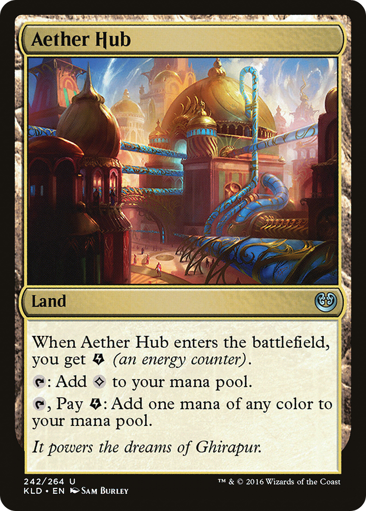 Aether Hub (Ripple Foil) [Modern Horizons 3 Commander] | Devastation Store