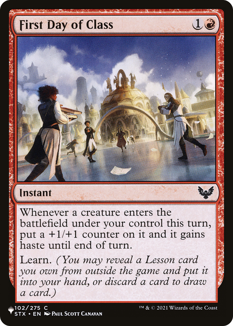 First Day of Class [The List Reprints] | Devastation Store