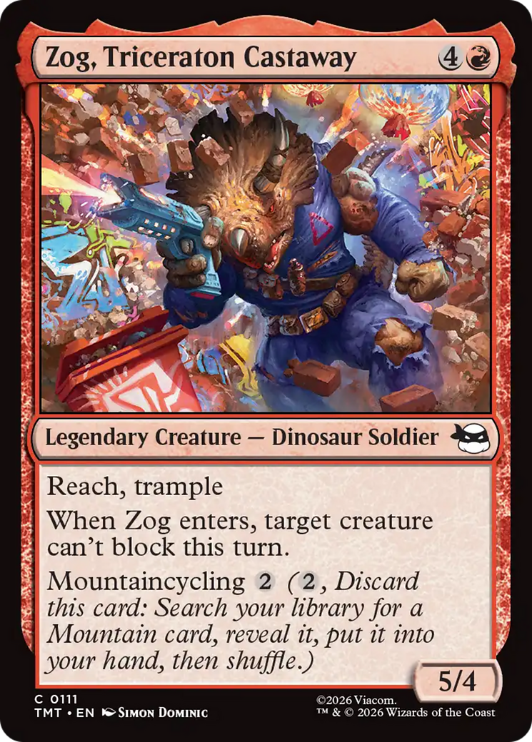 Zog, Triceraton Castaway [Teenage Mutant Ninja Turtles] - Devastation Store | Devastation Store