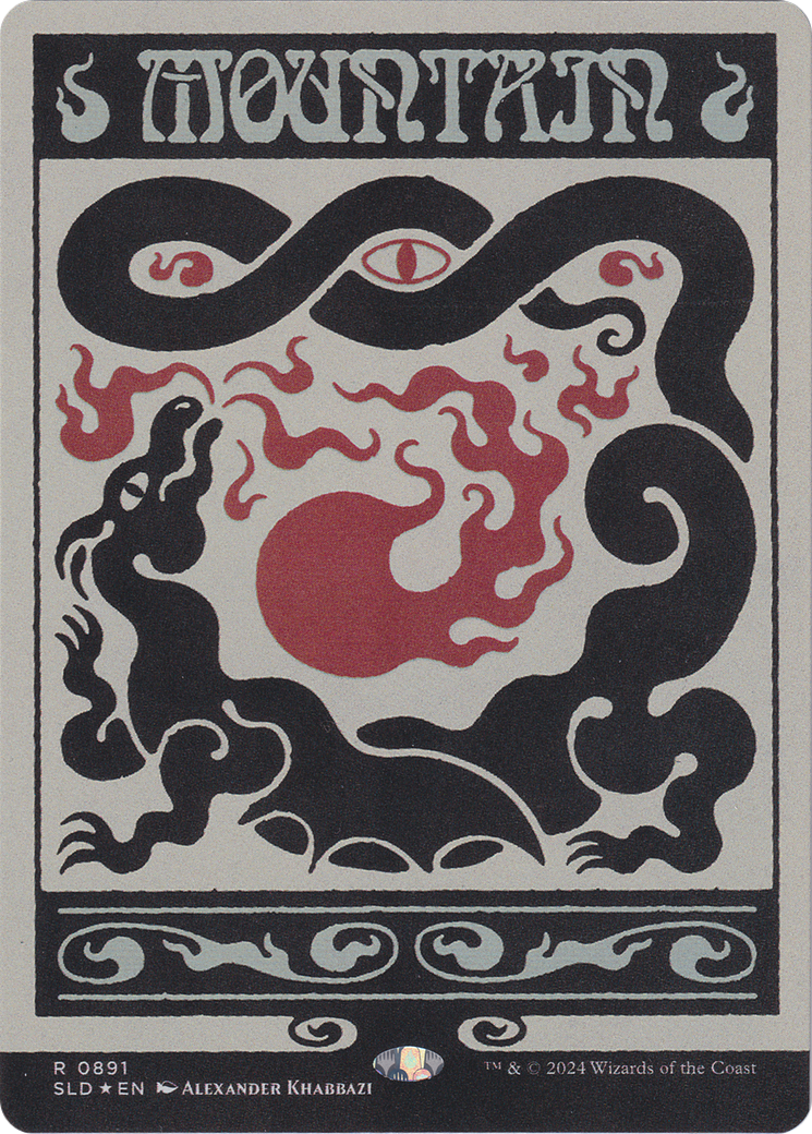 Mountain (0891) (Rainbow Foil) [Secret Lair Drop Series] | Devastation Store