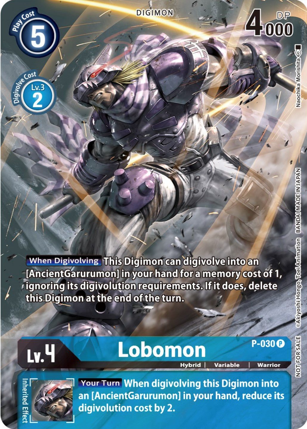 Lobomon [P-030] (2nd Anniversary Frontier Card) [Promotional Cards] | Devastation Store
