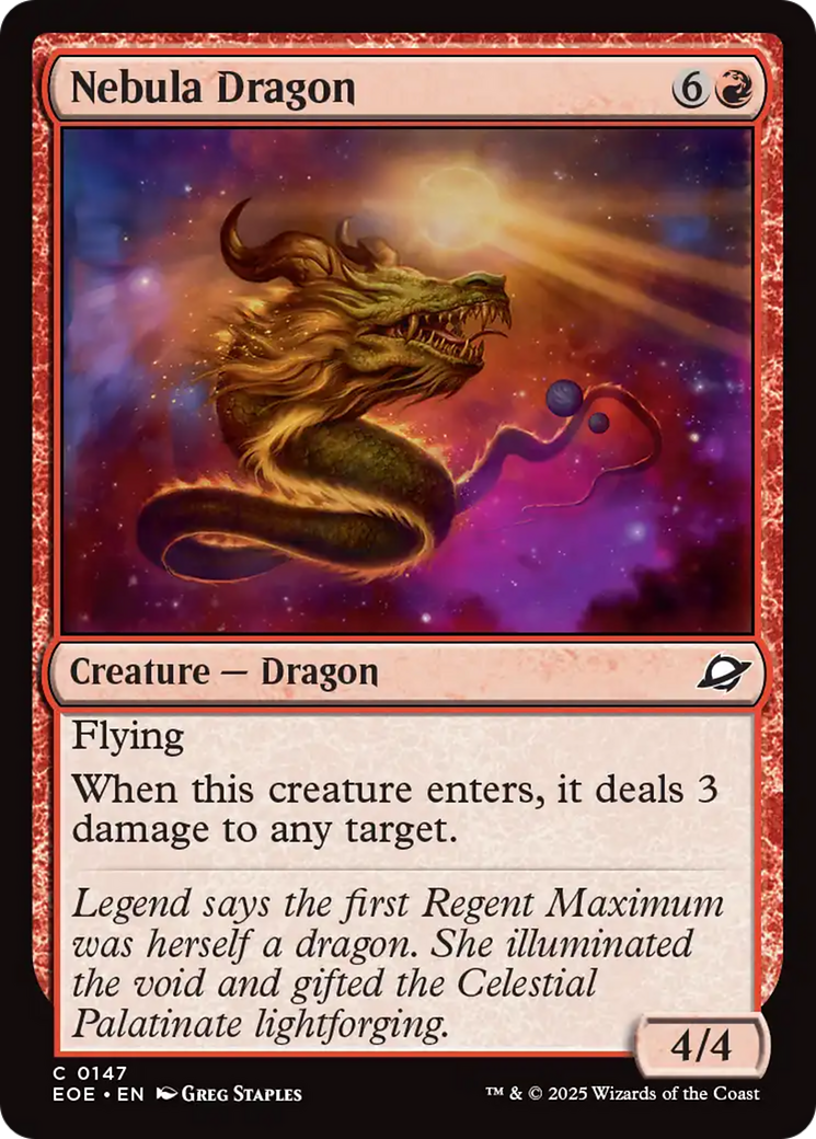 Nebula Dragon [Edge of Eternities] | Devastation Store