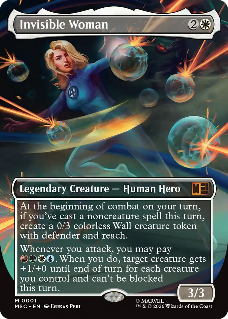 Invisible Woman (Borderless) [Marvel Super Heroes Commander] | Devastation Store