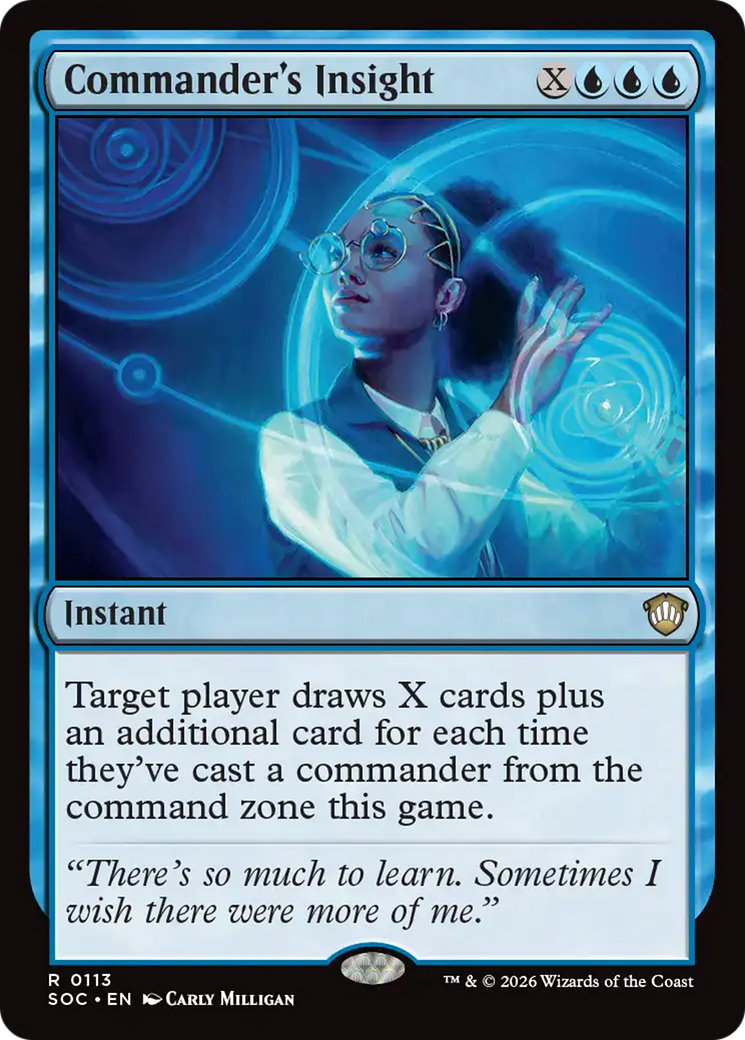 Commander's Insight [Secrets of Strixhaven Commander] | Devastation Store