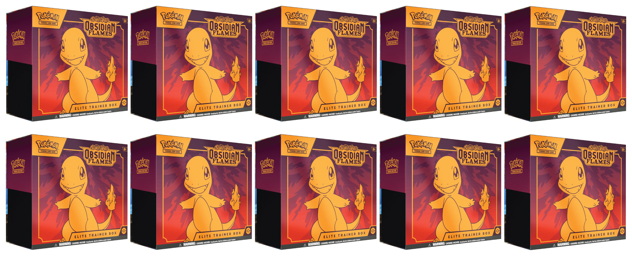 Scarlet & Violet: Obsidian Flames - Elite Trainer Box Case | Devastation Store