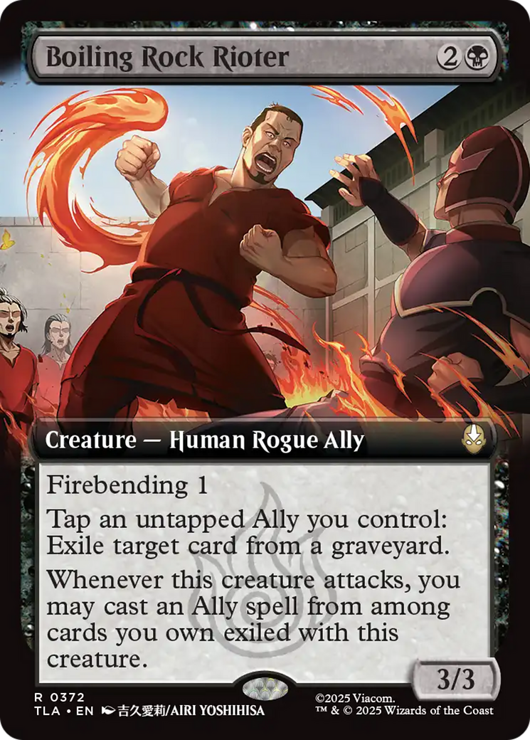 Boiling Rock Rioter (Extended Art) [Avatar: The Last Airbender] | Devastation Store