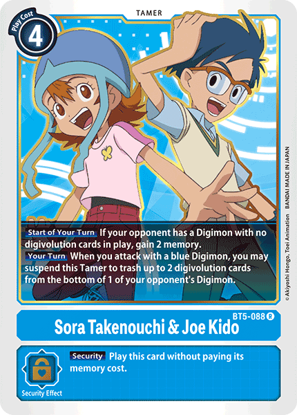 Sora Takenouchi & Joe Kido [BT5-088] [Battle of Omni] | Devastation Store