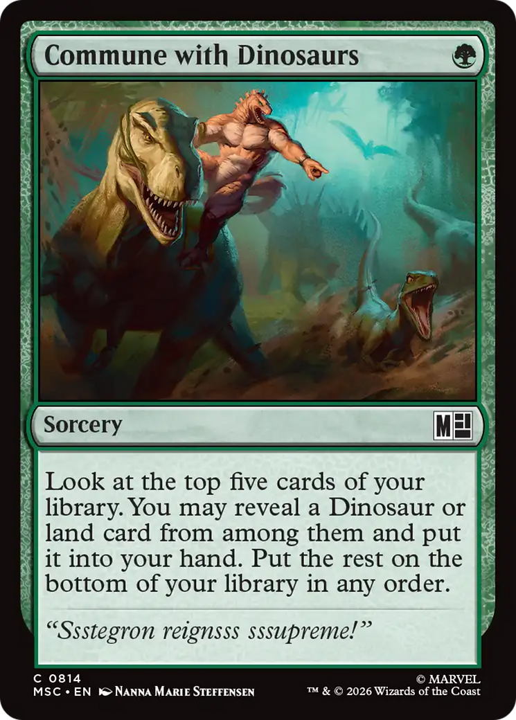 Commune with Dinosaurs [Marvel Super Heroes Commander] | Devastation Store