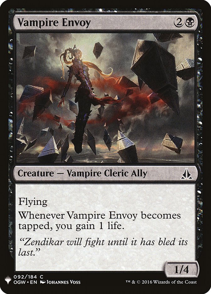 Vampire Envoy [Mystery Booster] | Devastation Store