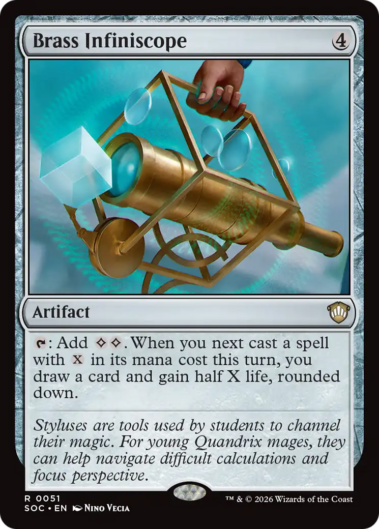 Brass Infiniscope [Secrets of Strixhaven Commander] | Devastation Store
