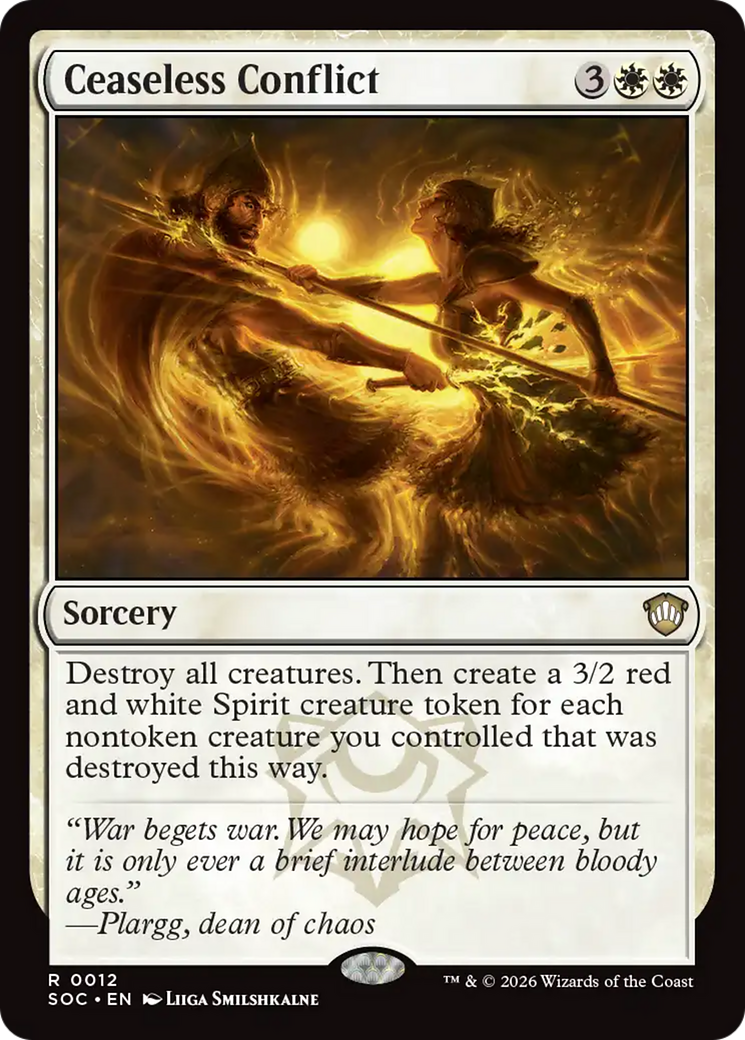 Ceaseless Conflict [Secrets of Strixhaven Commander] | Devastation Store
