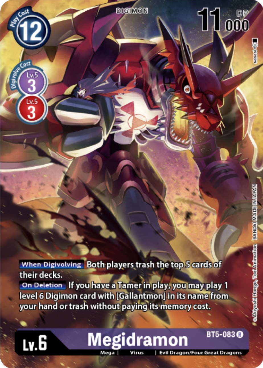 Megidramon [BT5-083] (Digimon Card Game Deck Box Set) [Battle of Omni Promos] | Devastation Store